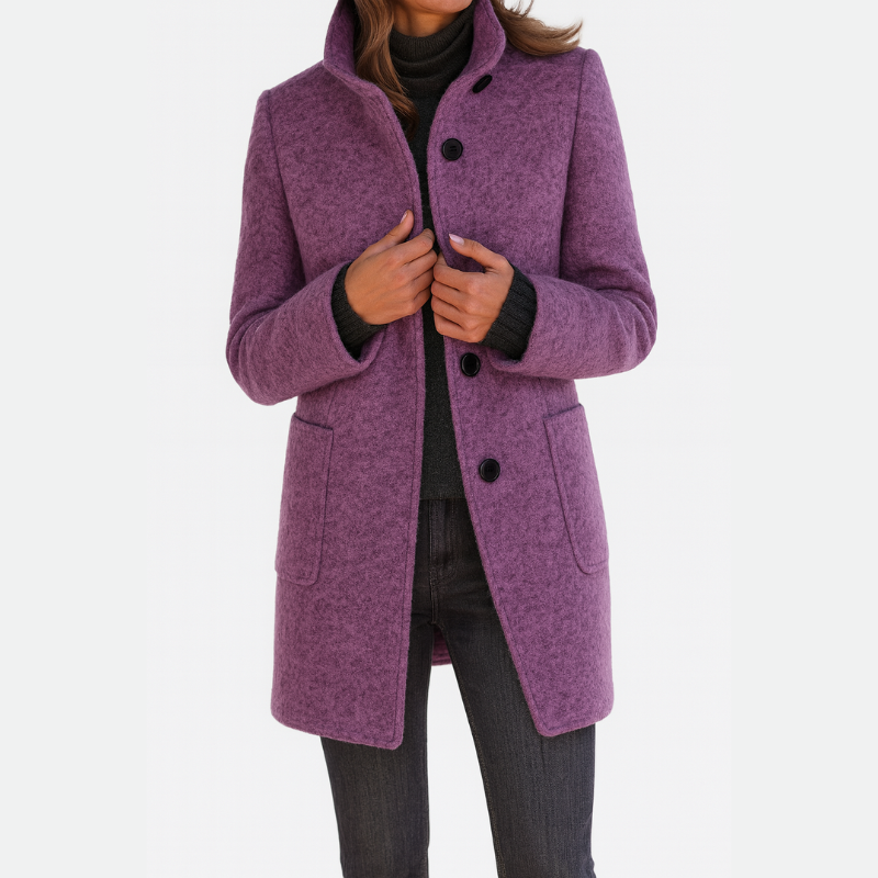 Ella Paris™ | Manteau pour femme à col montant