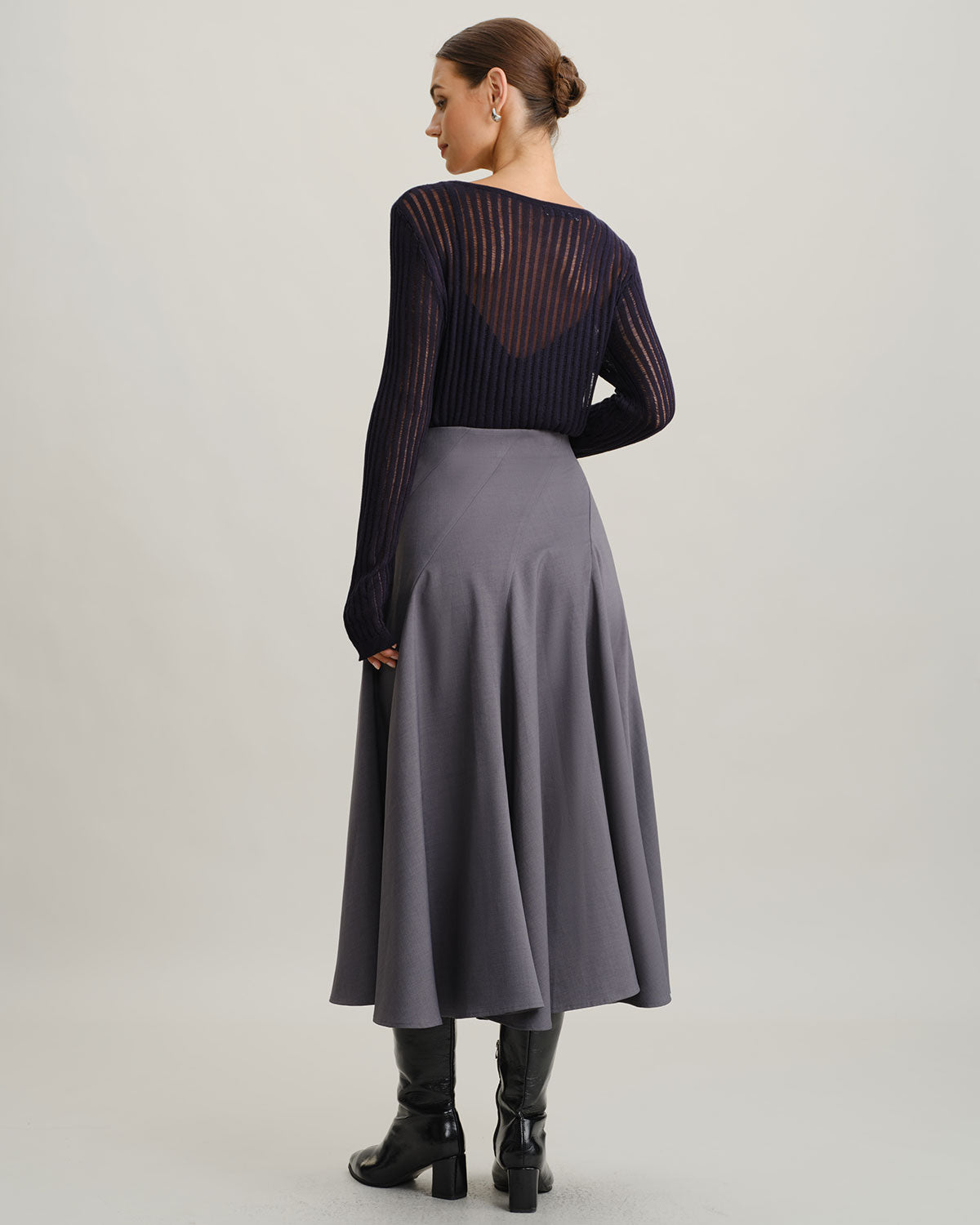 Ella Paris™ | Ensemble deux pièces avec pull-over en marine