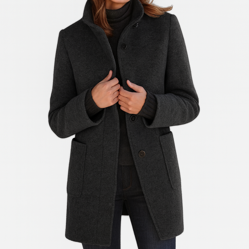 Ella Paris™ | Manteau pour femme à col montant