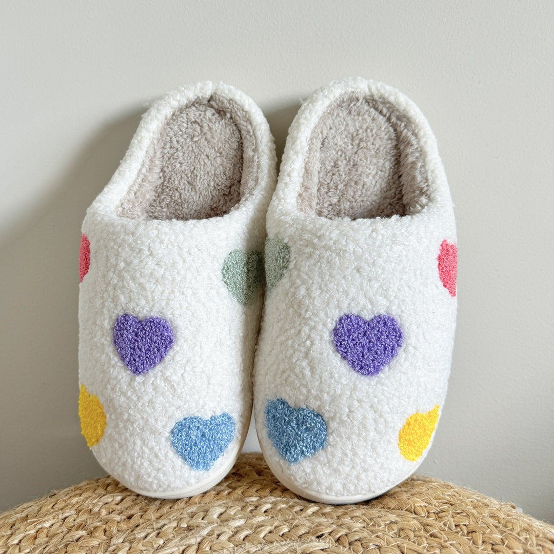 Ella Paris™ | Colourful Heart Slippers