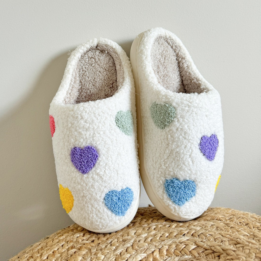 Ella Paris™ | Colourful Heart Slippers