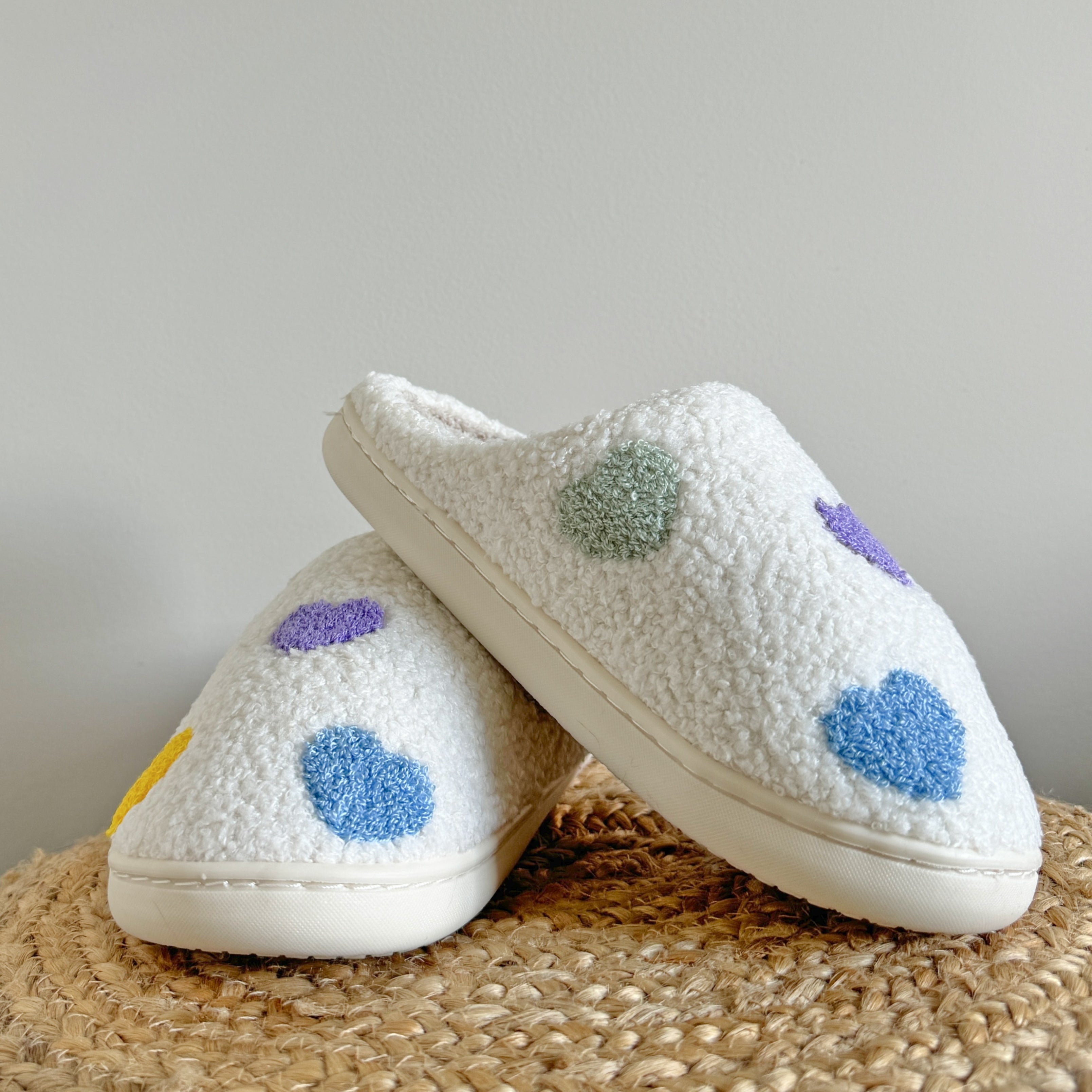 Ella Paris™ | Colourful Heart Slippers