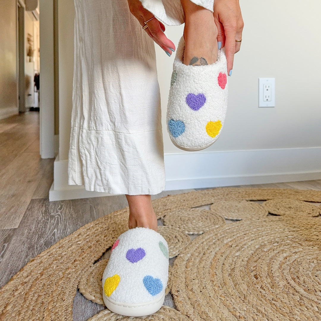 Ella Paris™ | Colourful Heart Slippers