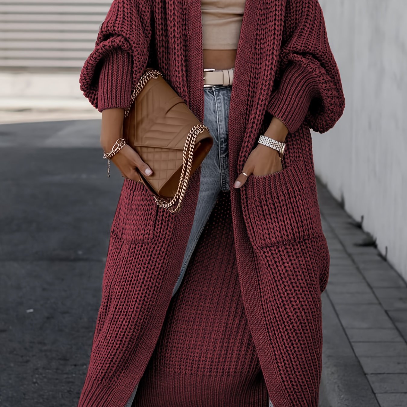 Ella Paris™ Anaïs | Cardigan ouvert chaud