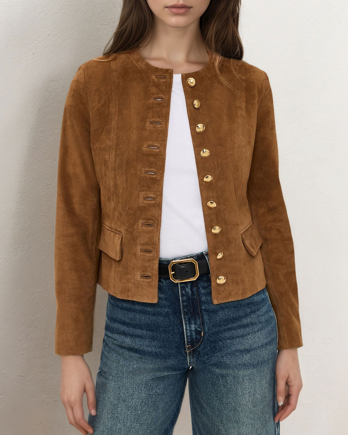Ella Paris™ | Veste croisée marron