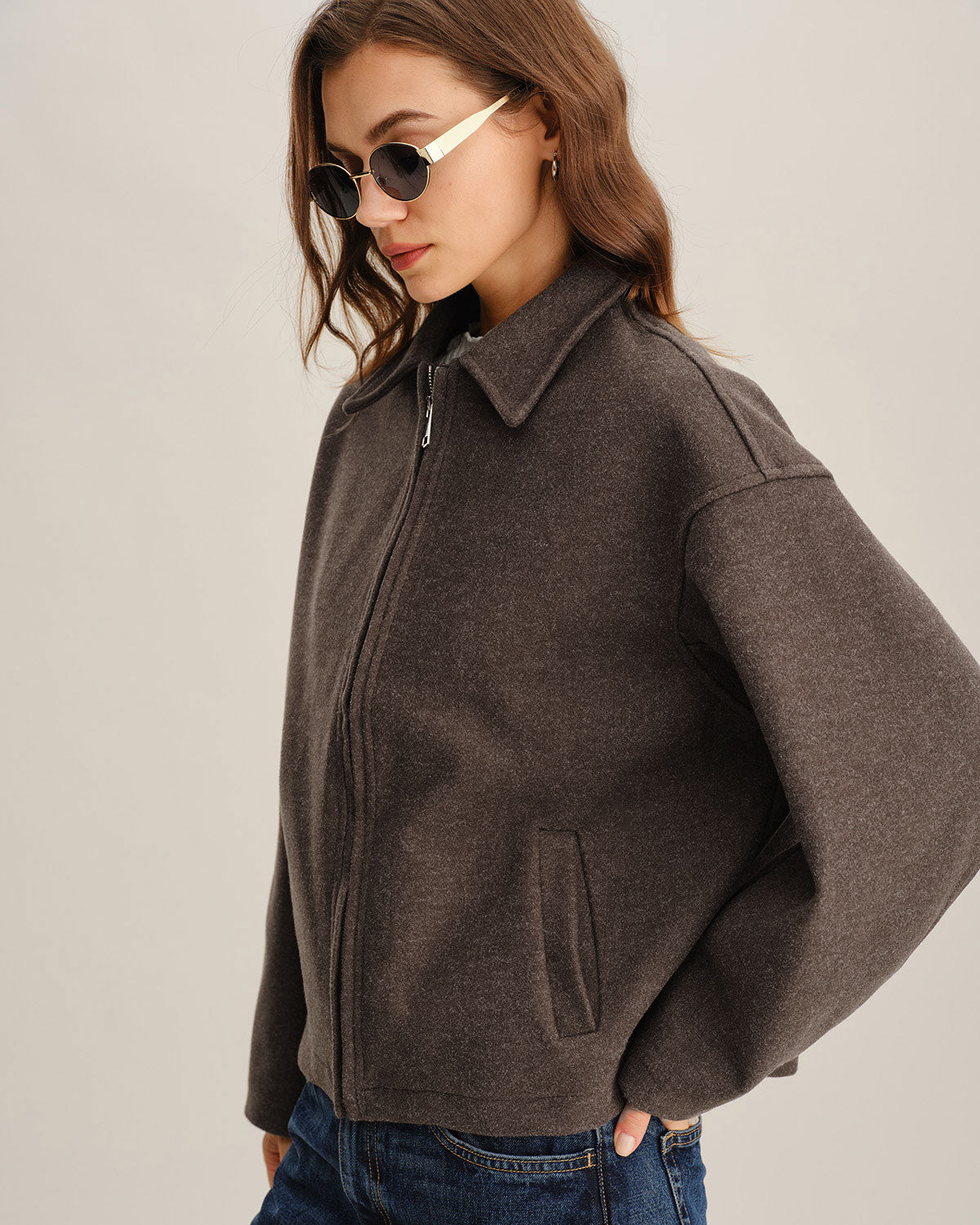 Ella Paris™ | Veste à poches de café