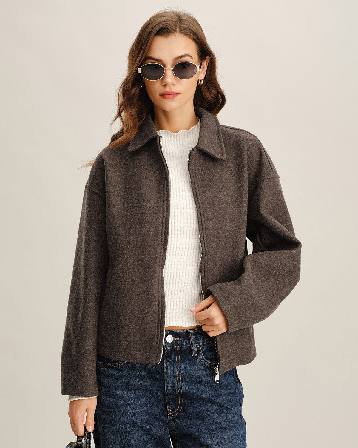 Ella Paris™ | Veste à poches de café