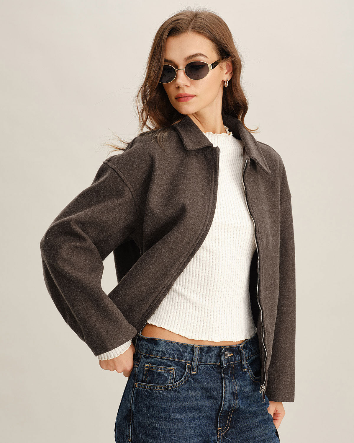 Ella Paris™ | Veste à poches de café