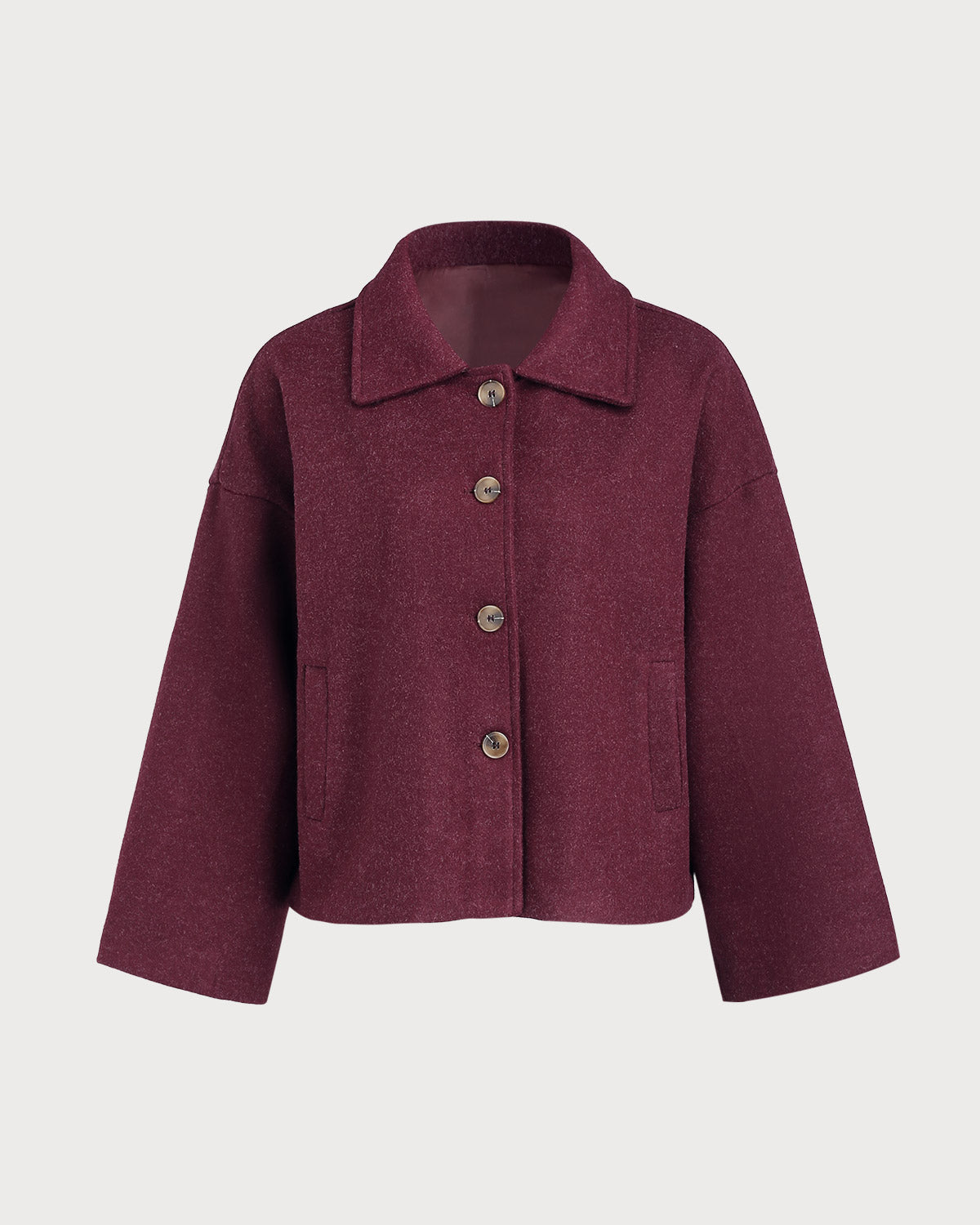 Ella Paris™ | Veste croisée rouge vin