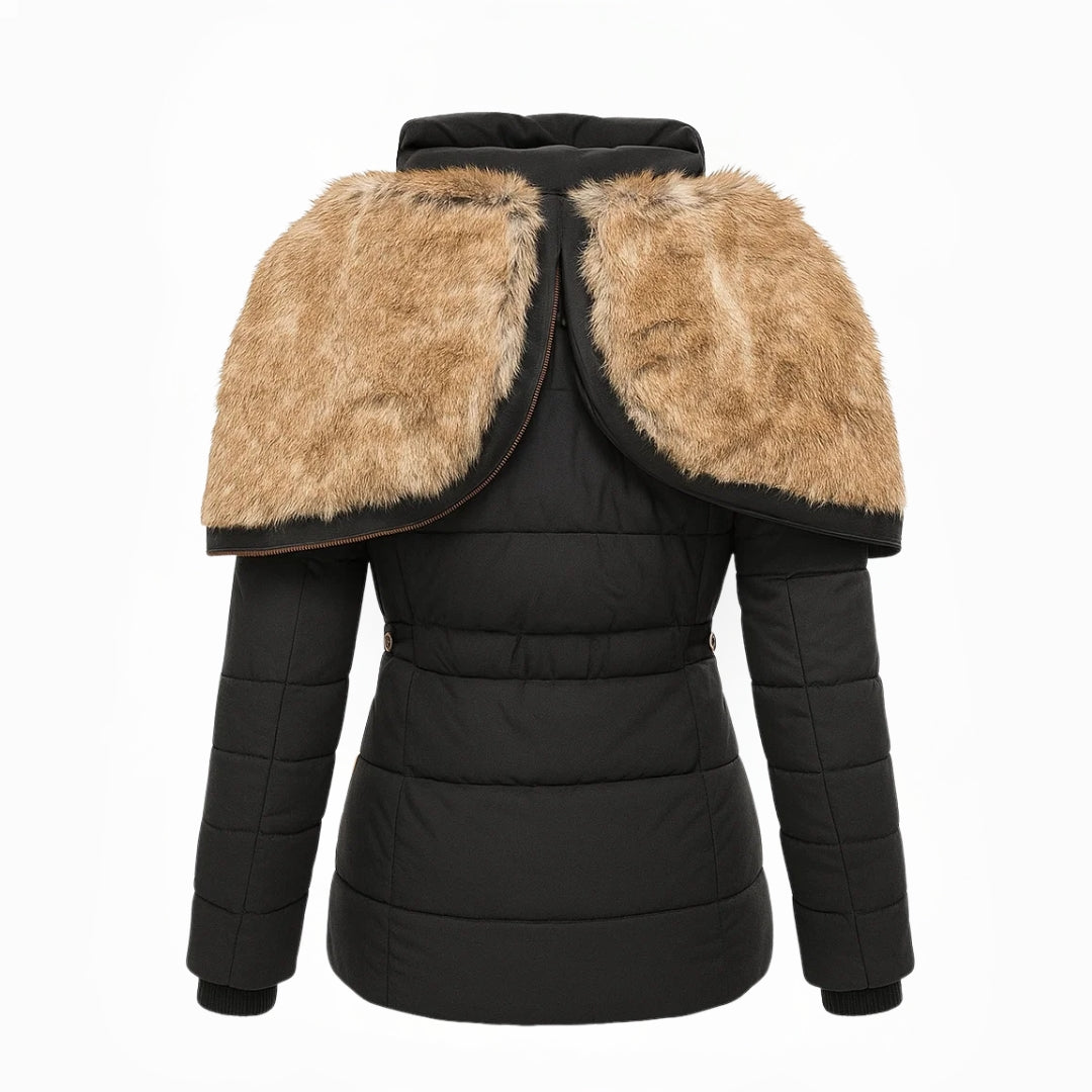 Ella Paris™ Anna | Manteau d'hiver avec doublure en fourrure