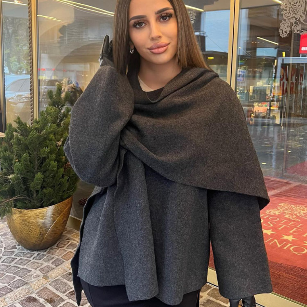 Ella Paris™ Harper | Manteau Wrap Oversize