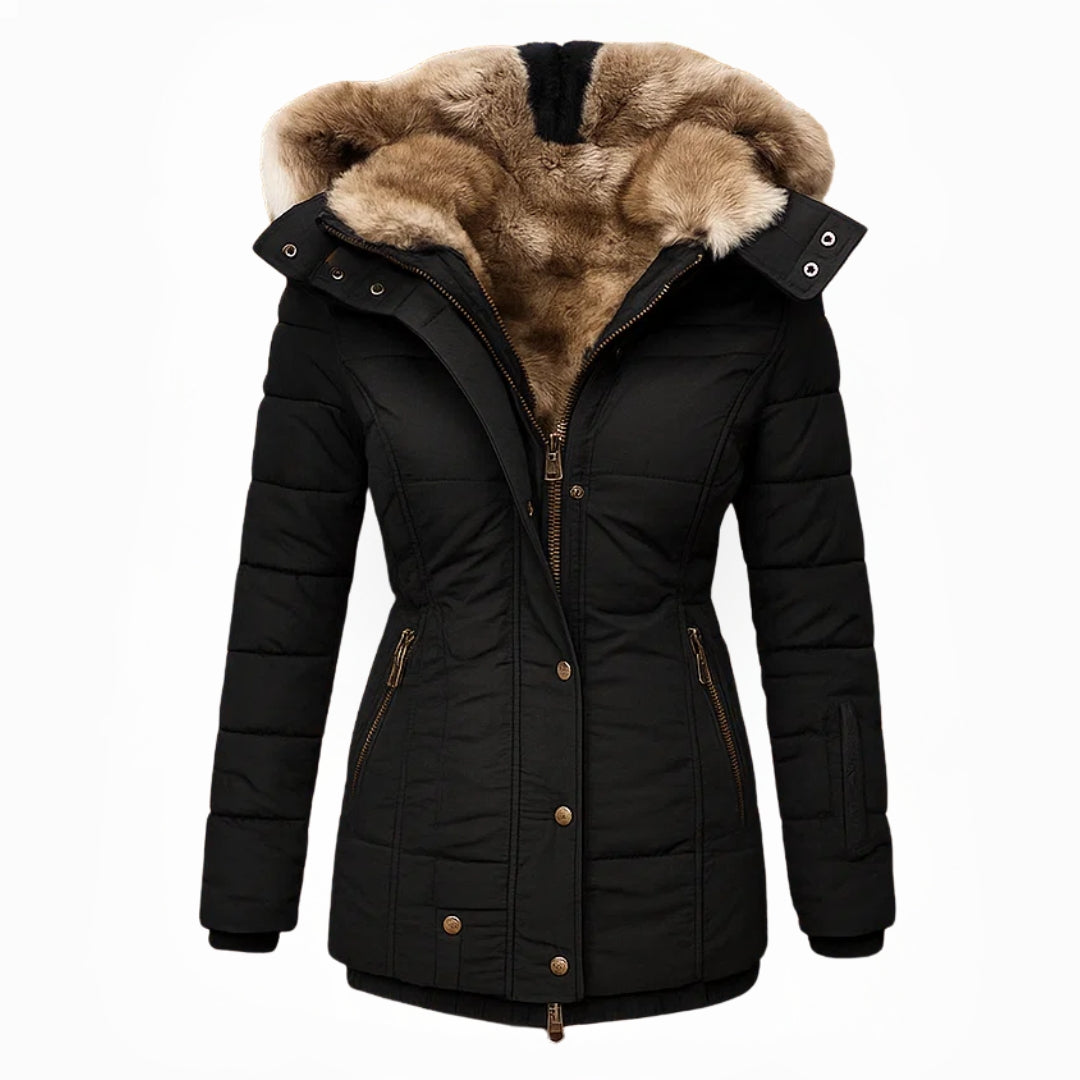 Ella Paris™ Anna | Manteau d'hiver avec doublure en fourrure