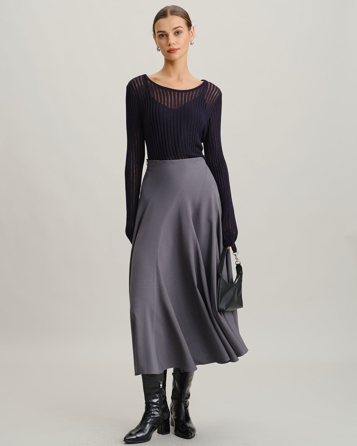 Ella Paris™ | Ensemble deux pièces avec pull-over en marine