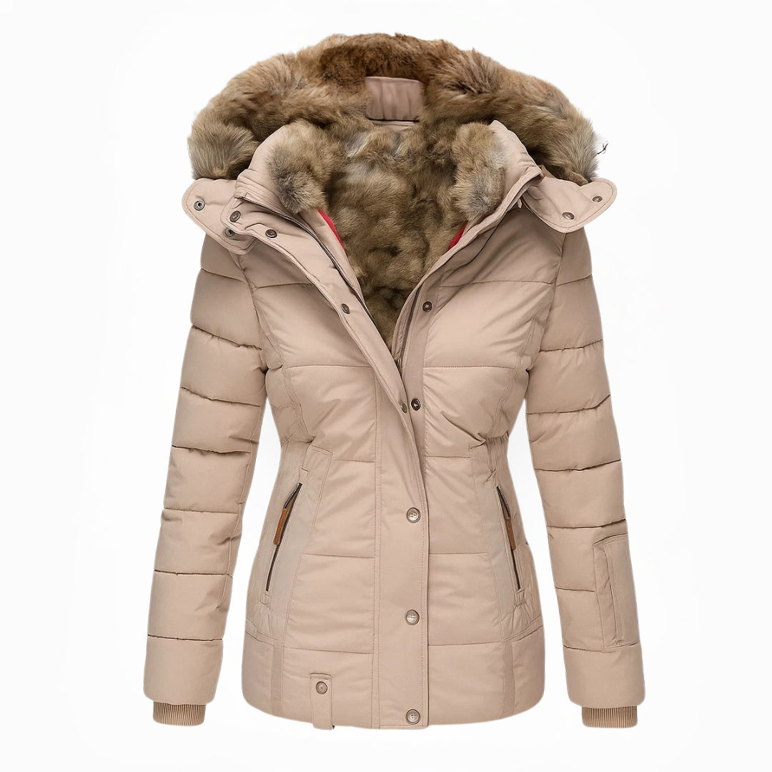 Ella Paris™ Anna | Manteau d'hiver avec doublure en fourrure