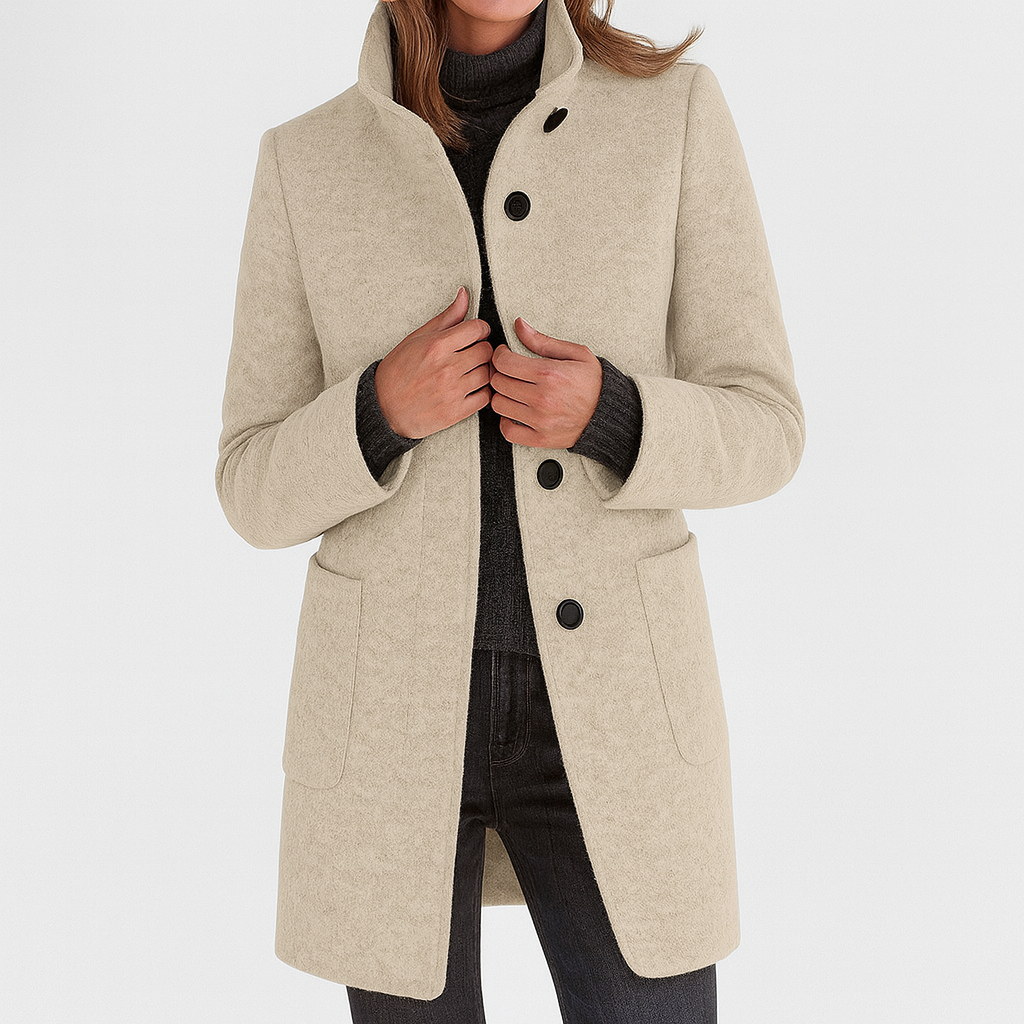 Ella Paris™ | Manteau pour femme à col montant
