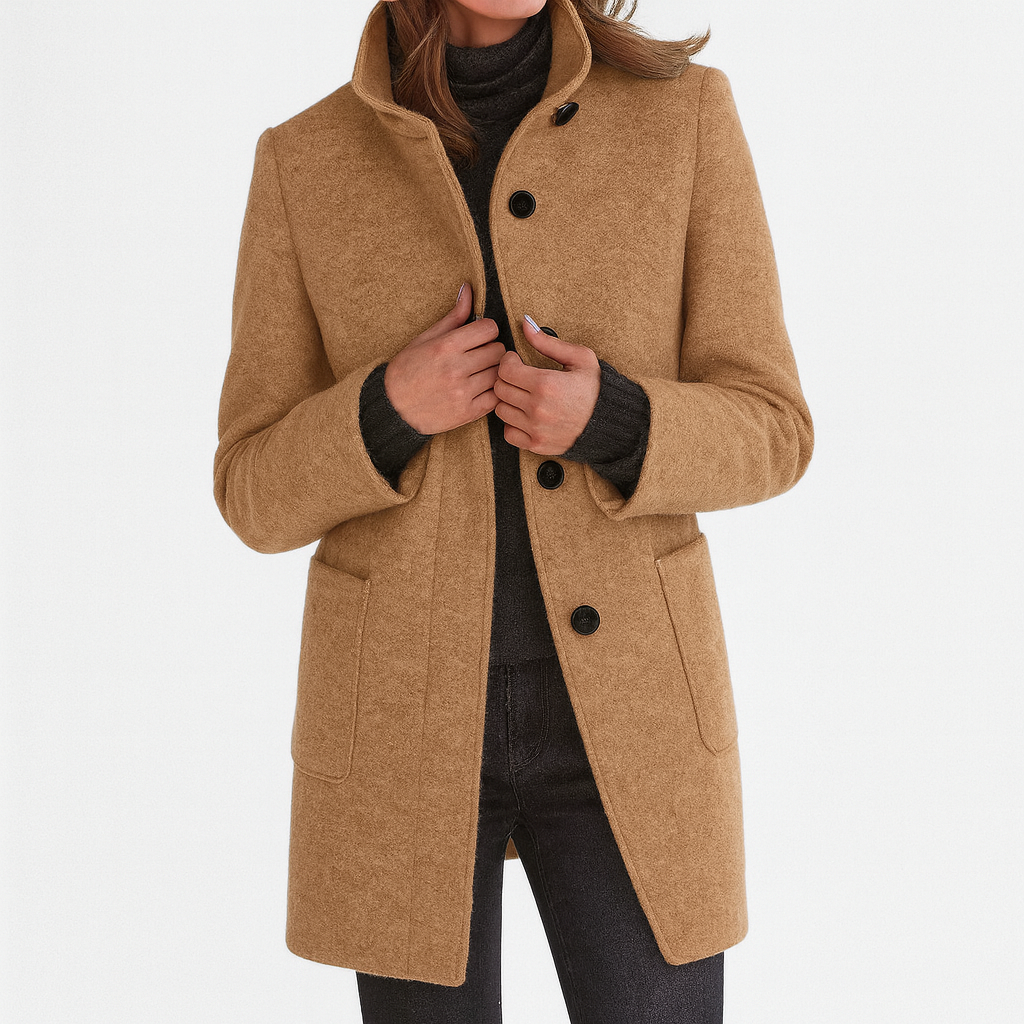 Ella Paris™ | Manteau pour femme à col montant