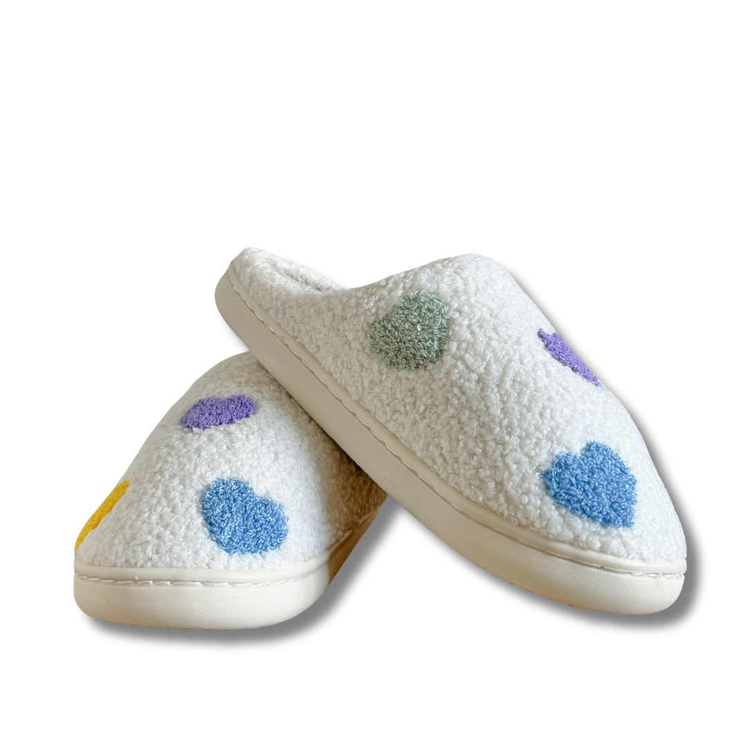 Ella Paris™ | Colourful Heart Slippers