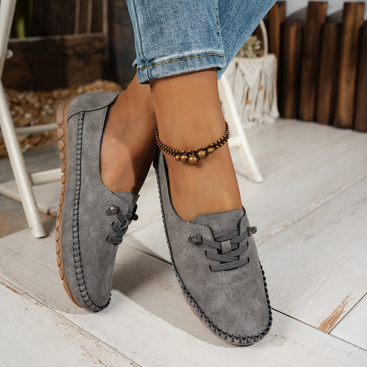 Ella Paris™ Orthelia | Mocassins souples à soutien intégral pour pieds sensibles