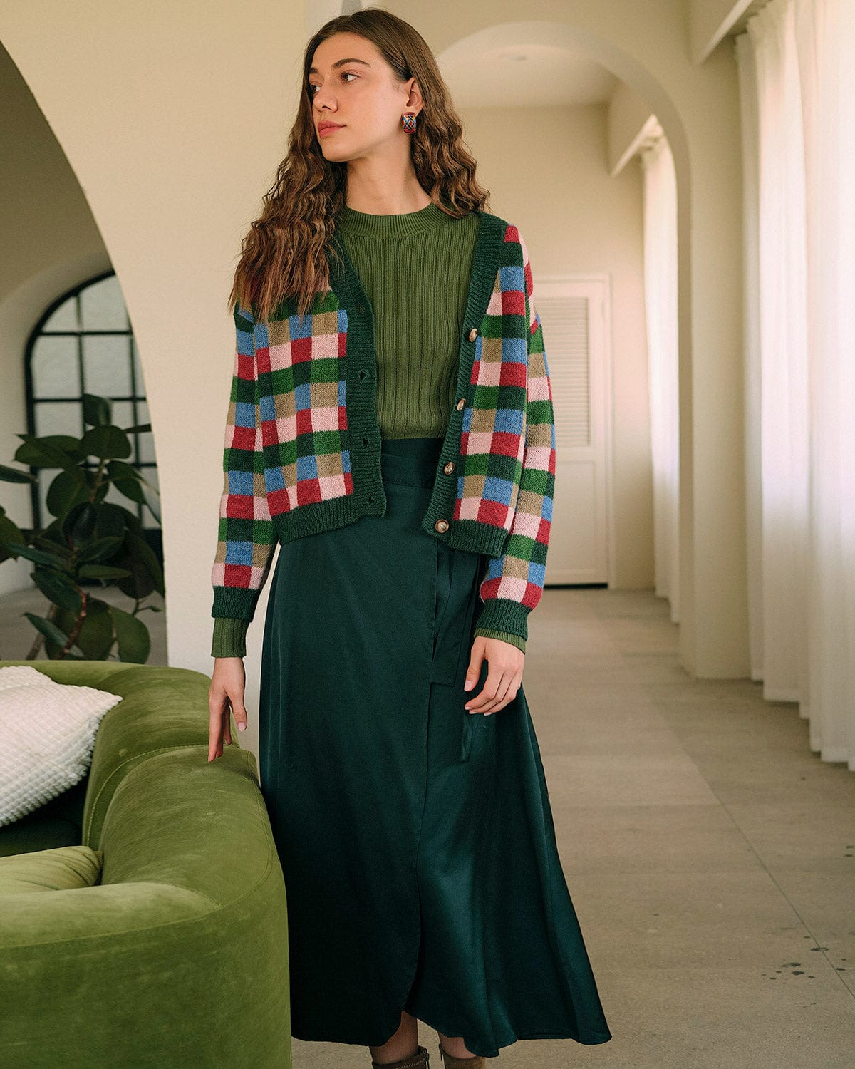 Ella Paris™ | Le pull en maille côtelée à col rond