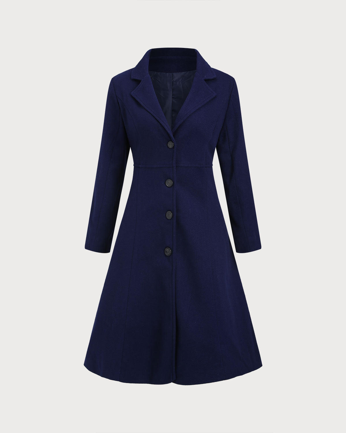 Ella Paris™ | Manteau à manches 3/4 Navy