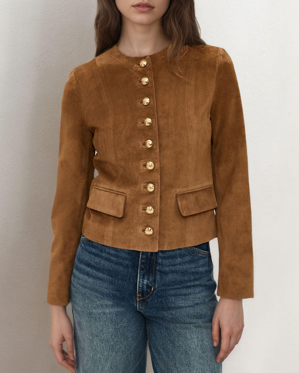 Ella Paris™ | Veste croisée marron
