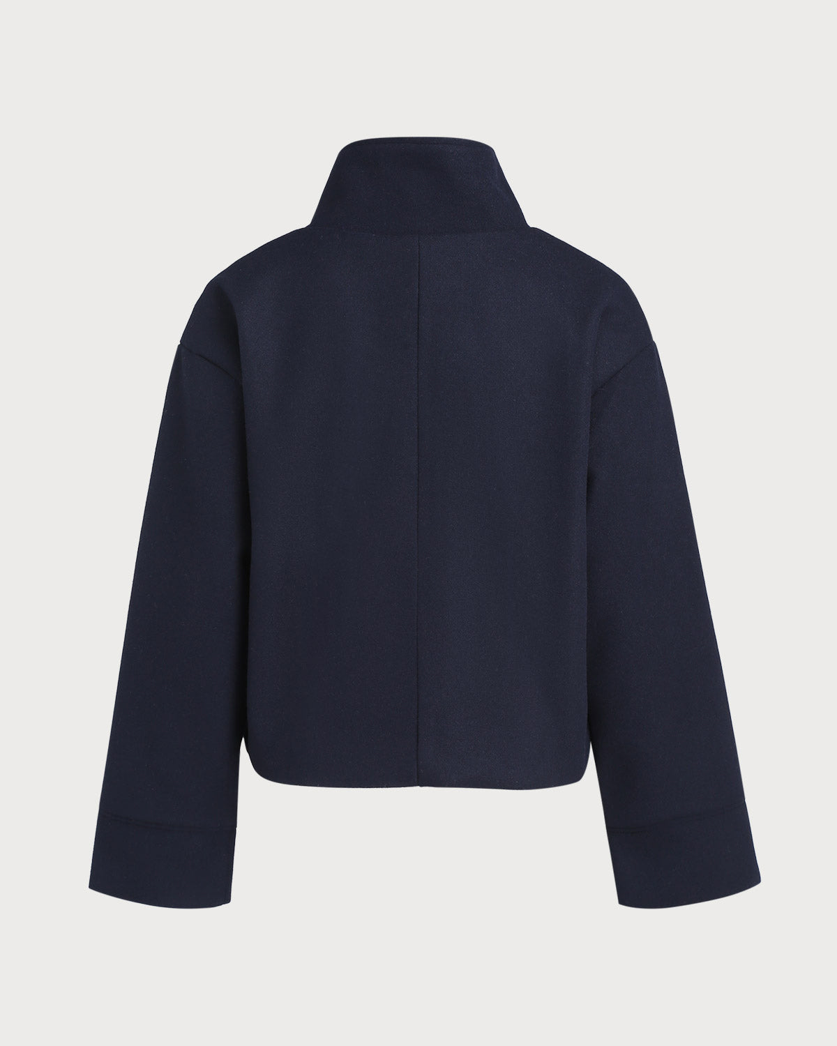 Ella Paris™ | Veste bleu ample à simple boutonnage