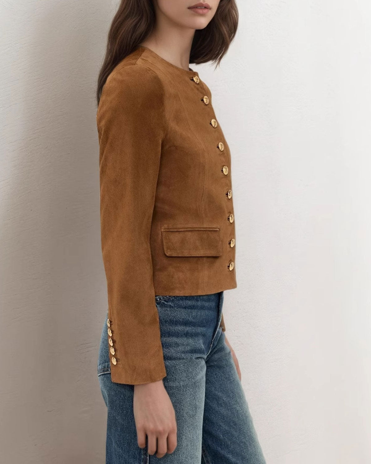 Ella Paris™ | Veste croisée marron