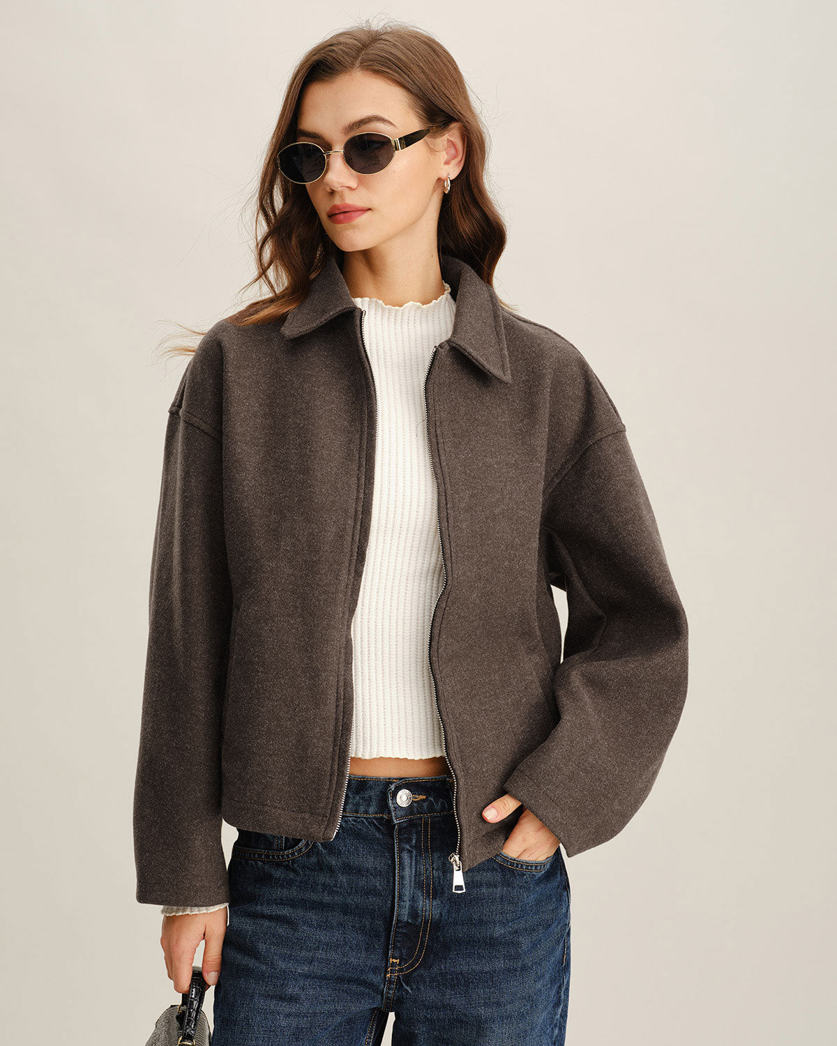 Ella Paris™ | Veste à poches de café