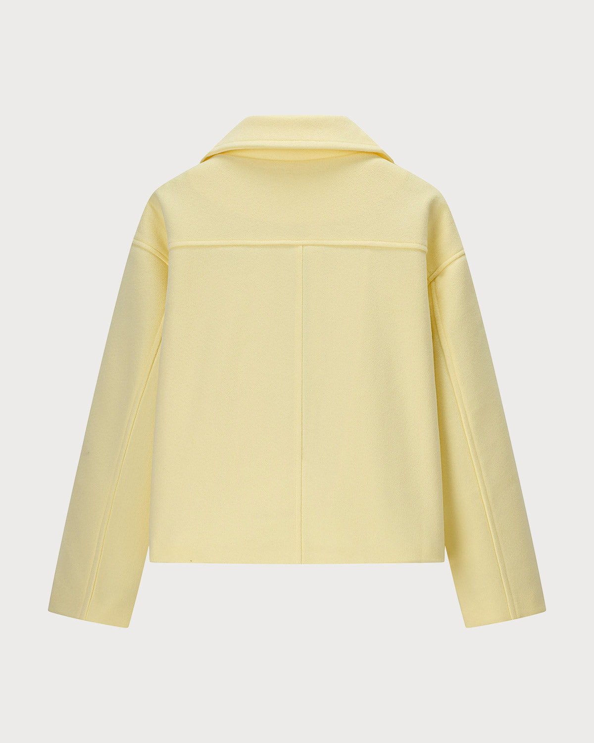 Ella Paris™ | Yellow Double Breasted Pockets Jacket