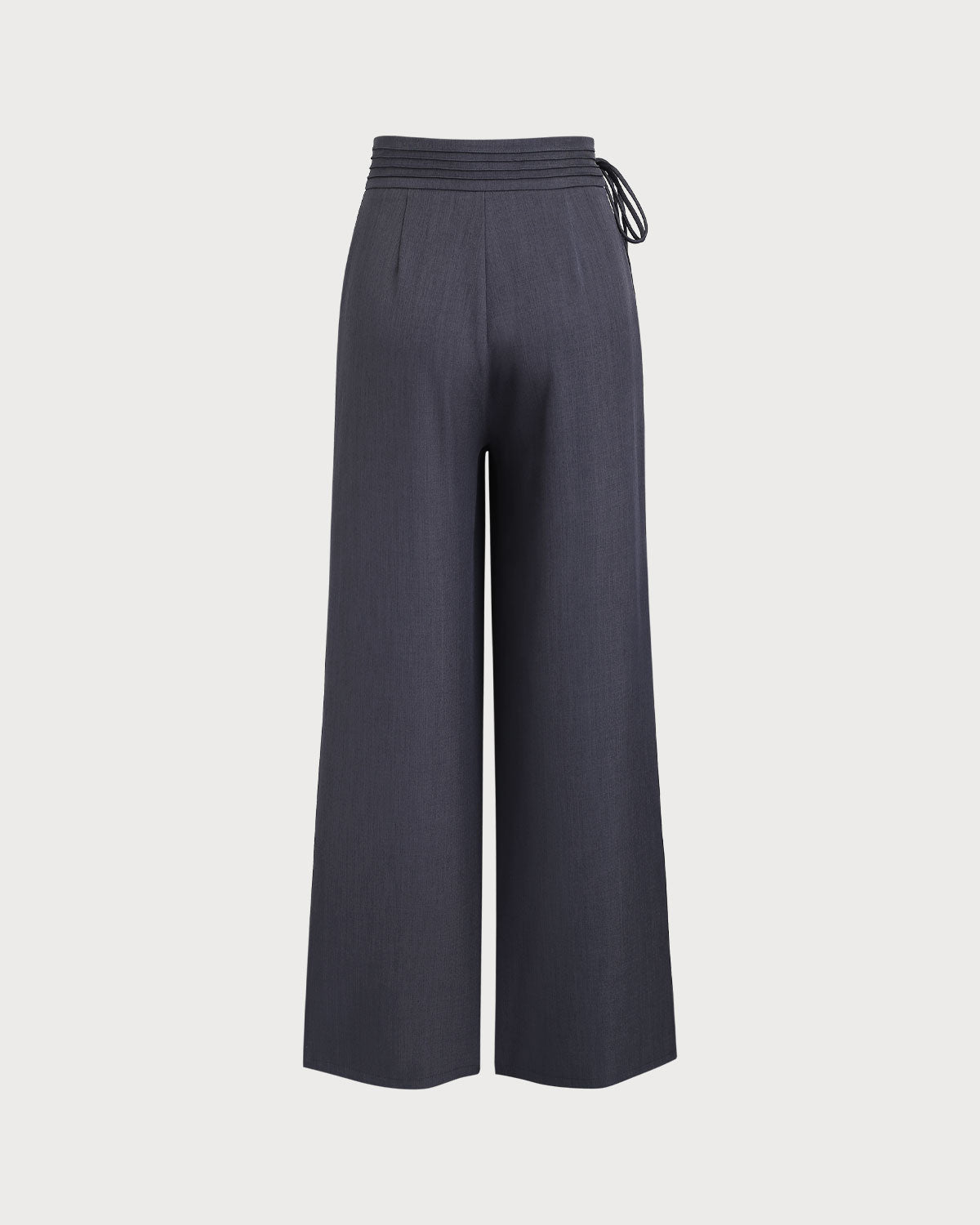 Ella Paris™ | Pantalon droit à taille naturelle gris